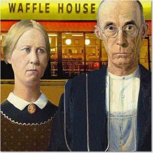 Waffle House American Gothic Posters and Art